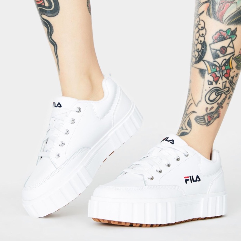 Fila Sandblast Low Platform Sneakers, 6